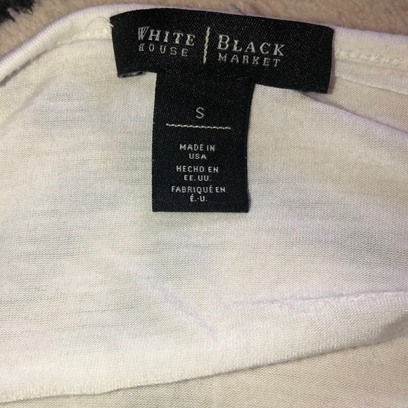 White House Black Market Waffle Knit Detail Top - Picture 5 of 6